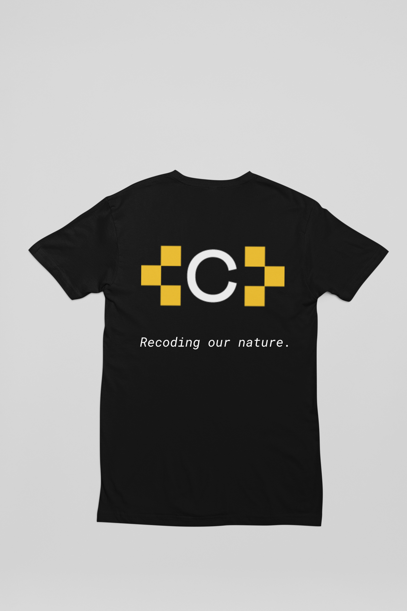 "Recoding our nature" Logo Short Sleeve T-Shirt - theCoder