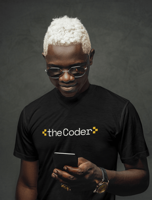 "Recoding our nature" Logo Short Sleeve T-Shirt - theCoder